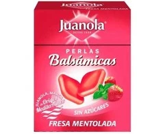 Juanola braškių mentholio pastilės 25g