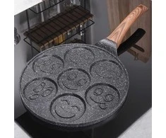 Juodas&amp;Wood Keptuvė kiaušiniams 26 cm, granitinė neprideganti