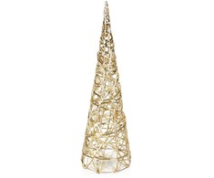Kalėdinis medis su LED šviesa Kegel Auksinis 20 LED 40 cm