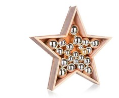 Kalėdų žvaigždė 15 LED aukštis 36 cm