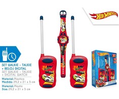 Kids Euroswan - Akcesoria licencyjne Karšti ratai „Walkie Talkie“ + „Digital Watch“