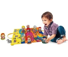 K's Kids Kelionės kilimėlis su žaislais - šeima