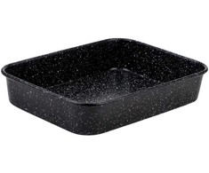 Nava Kepimo indas granitinė stačiakampio formos NATURE 4,7 l, 34x26x6,5 cm
