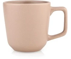 Keramikbecher Keramiktasse Trinkbecher Becher Tasse aus Keramik beige SOHO 400 ml