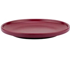 Keramikteller Dessertteller Frühstücksteller Teller aus Keramik bordeauxrot SOHO 20,5 cm