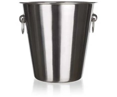 Kibirėlis šampanui iš metalo 21cm
