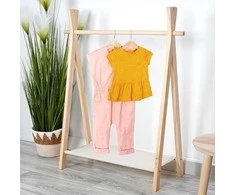 Kids Collection Vaikiškas Stovo Drabužiams 80,5x30x100 cm - Skandinaviškas Dizainas