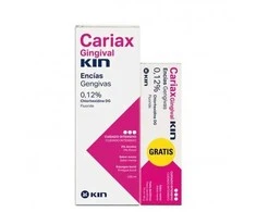 Kin Cariax dantenų skalavimo skystis 500ml + dantų pasta 75ml