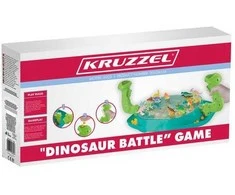 KRUZZEL Žaidimas „Dinozaurų Mūšis“ 2in1 - saugus ir patvarus
