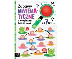 Aksjomat Kūrybinė edukacinė knyga su magišku lupa: matematikos žaidimai