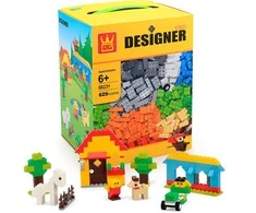 Kūrybinių blokų rinkinys LEGO stiliaus 625 blokų