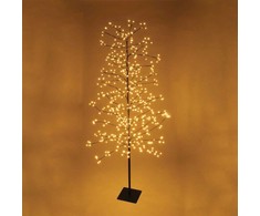 Lauko šviečianti kalėdinė dekoracija medis 480 LED 180 cm