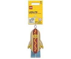 Euromic LEGO - Raktų pakabukas su LED - Dešrainių žmogus (520731)