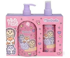 Aquarius MARTINELIA rinkinys, rankų muilas 485 ml, kūno dulksna 200 ml