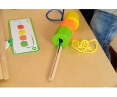 Dėlionė Masterkidz Medinė Žaidimų Nėrimo Rinkinys