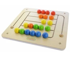 MASTERKIDZ Edukacinė lenta Labirintas su koralikais Montessori