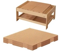 MASTERKIDZ Konstruktorių Rinkinys STEM 135 el. su Pano Dangteliais 4 vnt.