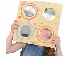 Masterkidz Sensorycinė Tablica su Veidrodžiais ir Lęšiais