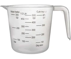 Virtuvinės svarstyklės Vilde Matavimo ąsotis 500 ml