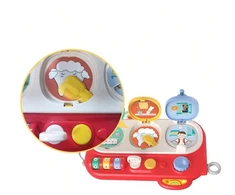 Viga Toys Mediniai pirkinių krepšelio vigos žaislai