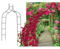 Metalinė pergola gėlėms ir vijokliniams augalams
