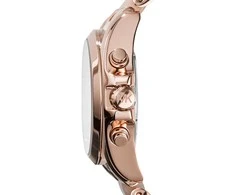 Michael Kors moterų laikrodis MK6066 Bradshaw rožinė auksinė