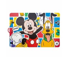 Mickey Mouse stalo kilimėlis plastikinis 28.1 cm x 43 cm