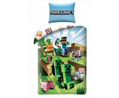 Halantex Minecraft patalynė 160 x 200 cm + 70 x 80 cm