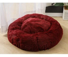 Plušinis guolis šunims ir katėms, 100 cm, bordo
