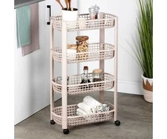 Mobilus 4-tiekis vežimėlis 46,5x26x79 cm - Sandėliavimo trolis