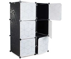 Modular wardrobe for clothes, bookcase, cupboard