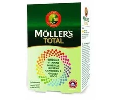MOLLER´S "Möller's Total Multivitamins + Omega-3 (28 tabletės + 28 kapsulės)