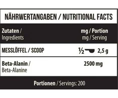 MST Beta Alaninas RAW 500g