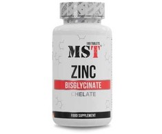 MST Cinko Chelatas Bisglicinas 180 Tablečių