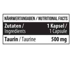 MST Taurinas 120 Kapsulių