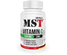 MST Vitaminas C 1000 + Cinkas 100 Tablečių