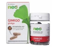 Neo Ginkgo Biloba mikrogranulės 45 kapsulės