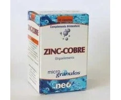 Neo Mikrogranulės Cinkas Varis 50 Kapsulių