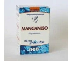 Neo Mikrogranulės Manganas 50 Kapsulių