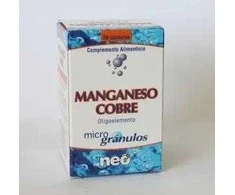 Neo Mikrogranulės Mangano Varis 50 Kapsulių
