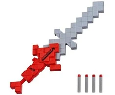 „Nerf Minecraft Heartstealer Sword“ + 4 smiginis Za 5123