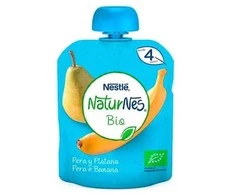 Nestlé Naturnes Bio Pear Banana 90g tyrelė