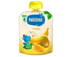 "Nestle" 3x "Nestlé" 4 vaisių tyrelė 90g