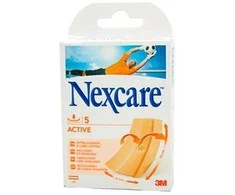 "Nexcare Active Strips" 5 juostelės 10x6cm