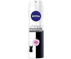 "Nivea Invisible For Juodas And Baltas" skaidrus purškiklis 200ml