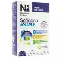 NS Soñaben Total maisto papildas geram miegui 30 kapsulių