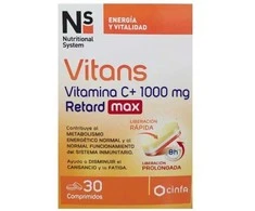 NS Vitans Vitaminai C+ 1000Mg Retard Max 30 vnt