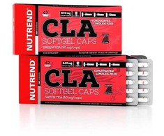 Nutrend CLA minkštosios kapsulės 60 vnt. - 640 mg svorio metimui