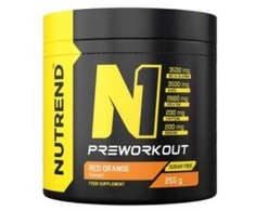 Pre-workout Nutrend N1 255 g, juodųjų serbentų skonio