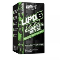 Nutrex Lipo 6 Juodas Valymo ir Detoxikacijos 60 Kapsulių